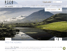 Tablet Screenshot of picotheazores.com